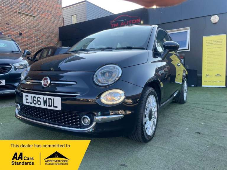 2016 Fiat 500 1.2 Lounge Dualogic Euro 6 (s/s) 3dr Petrol