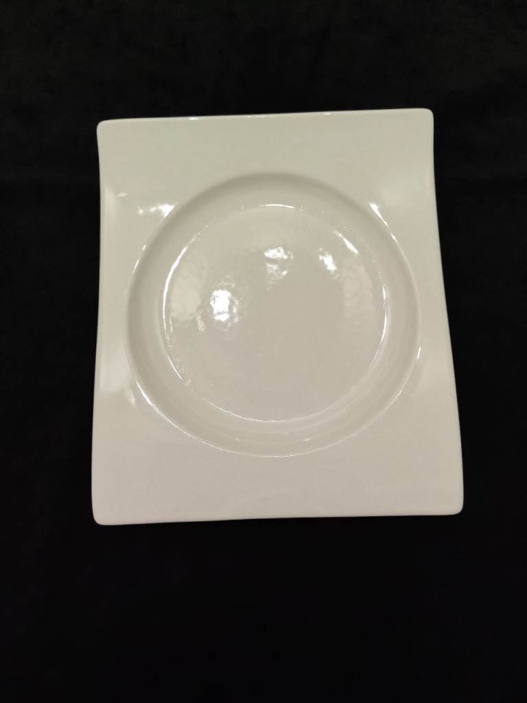 Villeroy & Boch New Wave White Porcelain Medium Dinner/Dessert Plates x 6