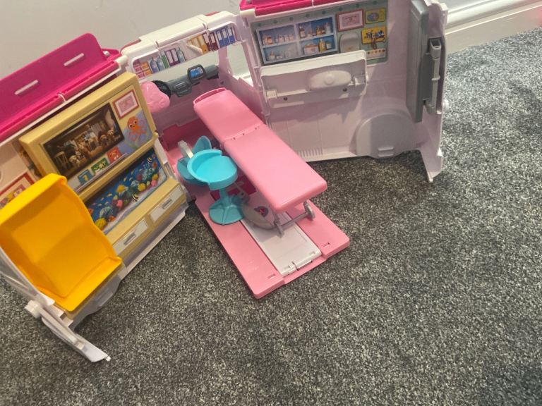 Kids Toy Ambulance Van - Pink and White | in Edinburgh | Gumtree