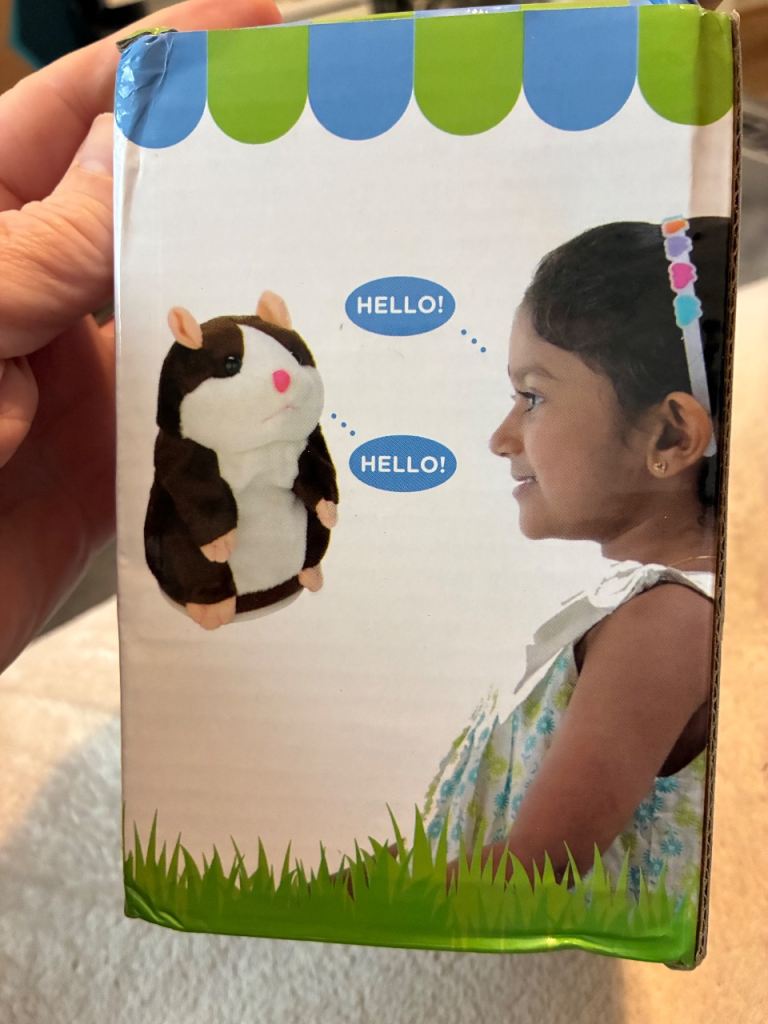 Talking Hamster Toy - Brand New in Box