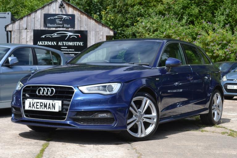 2016 Audi A3 1.6 TDI 110 S Line 5dr [Nav] HATCHBACK Diesel Manual