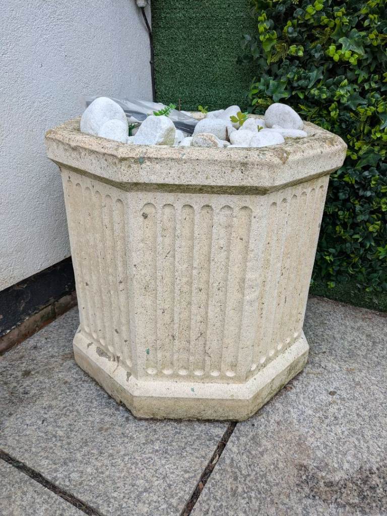 Large stone planter