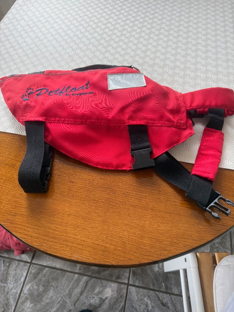 Red Crewsaver Petfloat Medium Dog Life Jacket