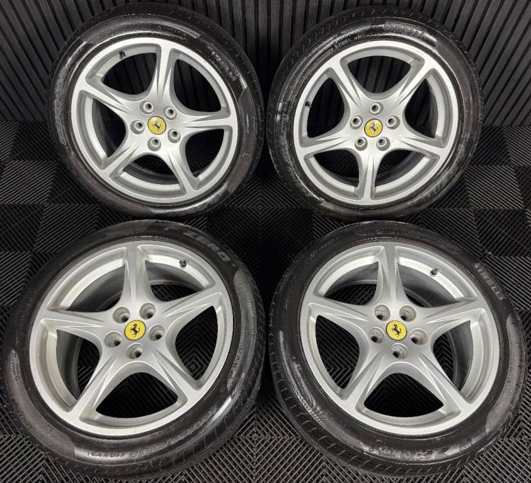 19" 18'' GENUINE FERRARI 612 SCAGLIETTI ALLOY WHEELS TYRES