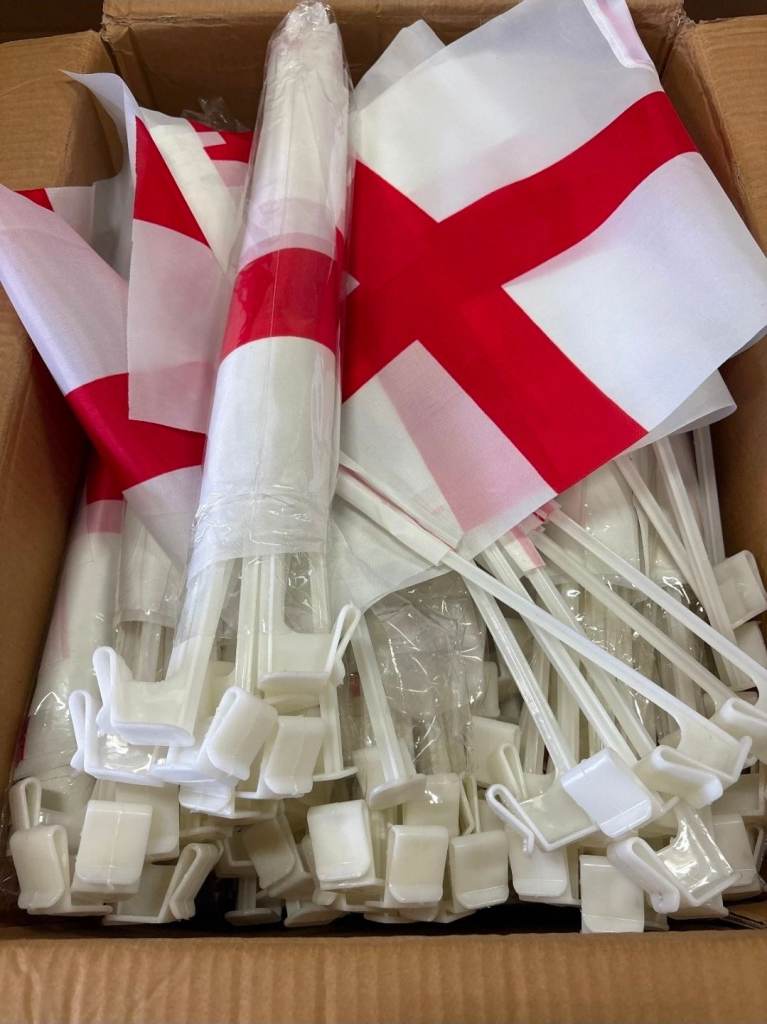 300x England Flags Car window flags NEW WM2026