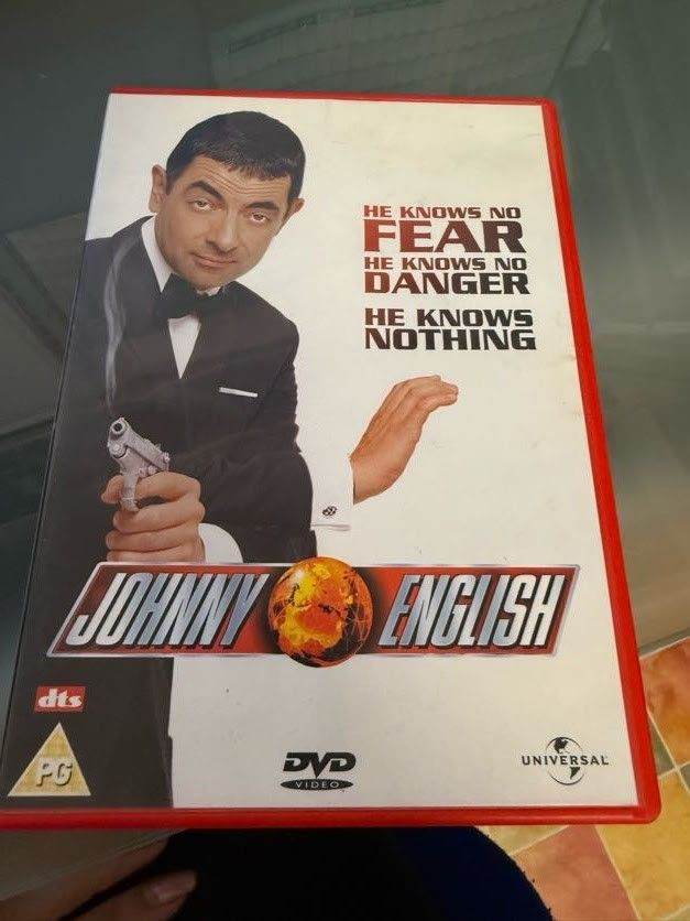 Johnny English 2003 Spy Action Comedy Hollywood Blockbuster Classic Film DVD