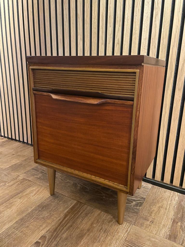 image for 1960s mid century modern side table / cabinet 