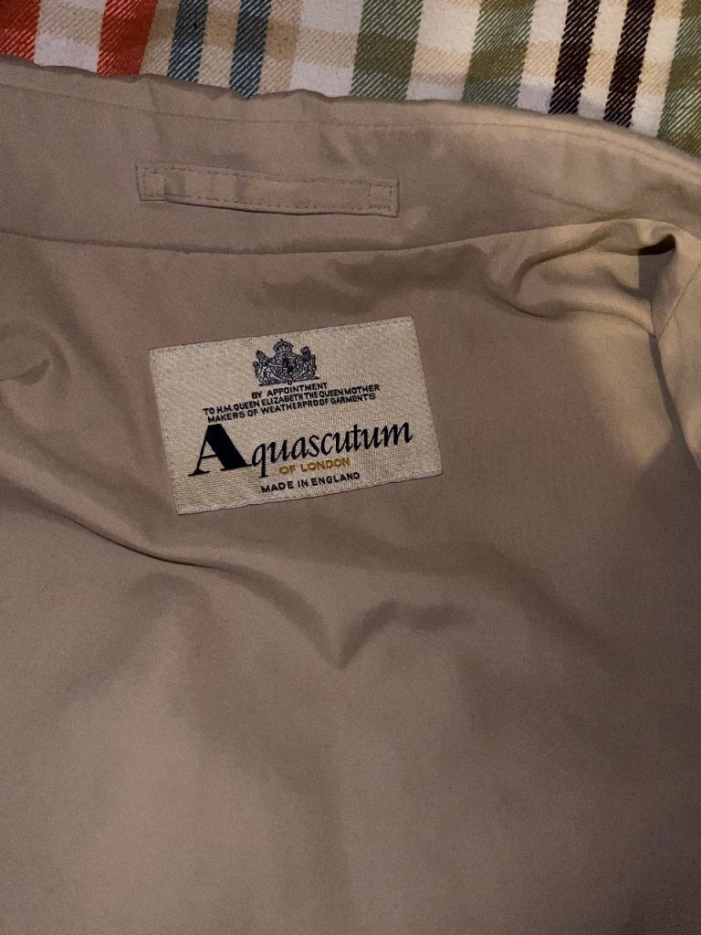 image for Men’s Aquascutum trench coat 