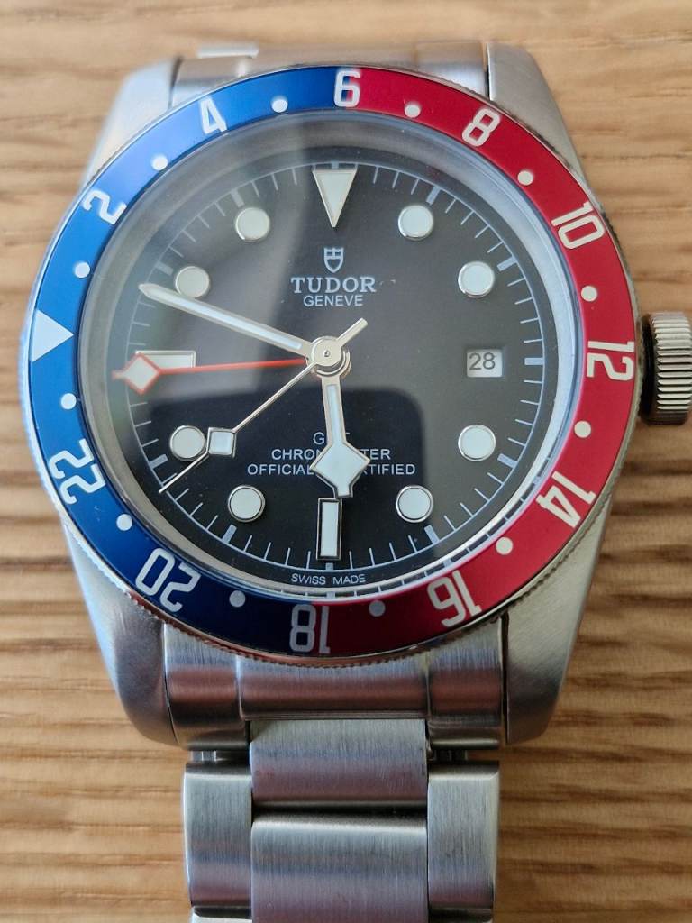 Tudor Black Bay GMT Watch - Good Condition Pepsi 