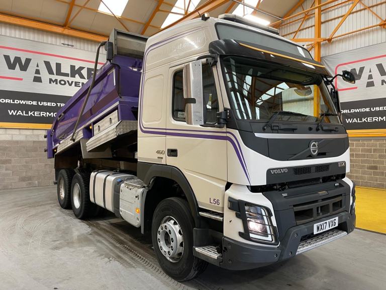 VOLVO FMX 460 *EURO 6* GLOBETROTTER 6X4 DRAWBAR SPEC TIPPER - 2017 - WX17 VXG