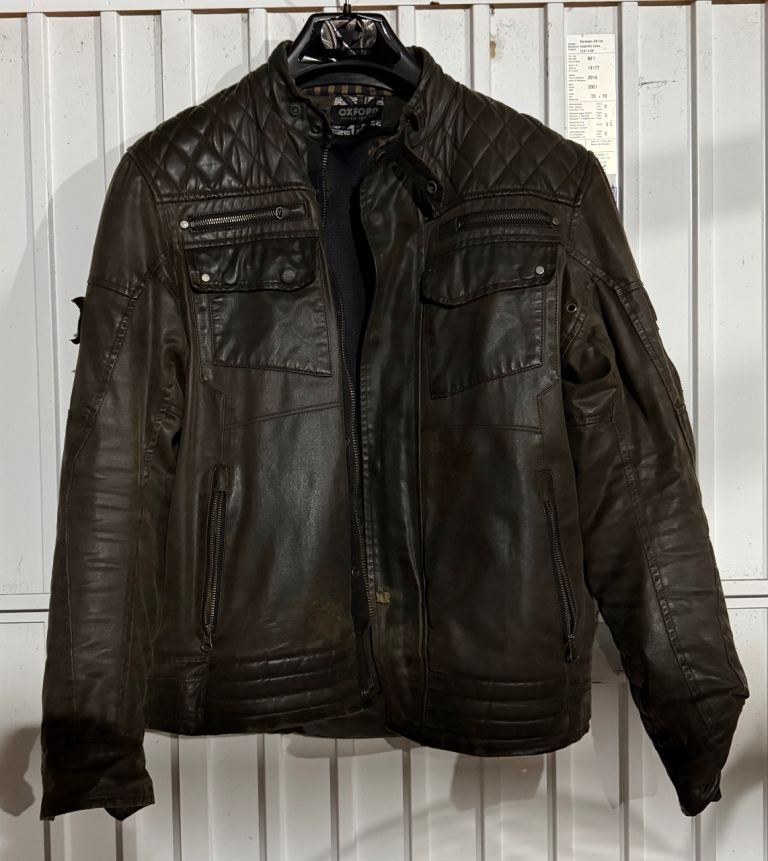 image for Oxford Hardy Wax Textile Jacket - Olive - XL