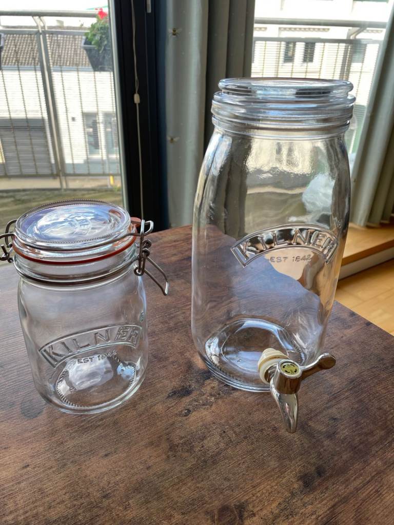 Kilner Glass Jars - Clip Top and Drink Dispenser