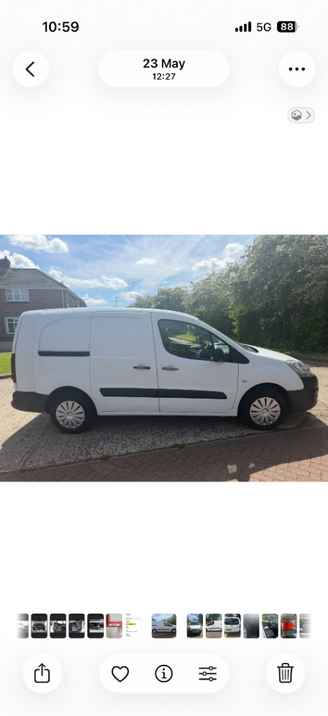 Peugeot, PARTNER, Panel Van, 2016, Manual, 1560 (cc)