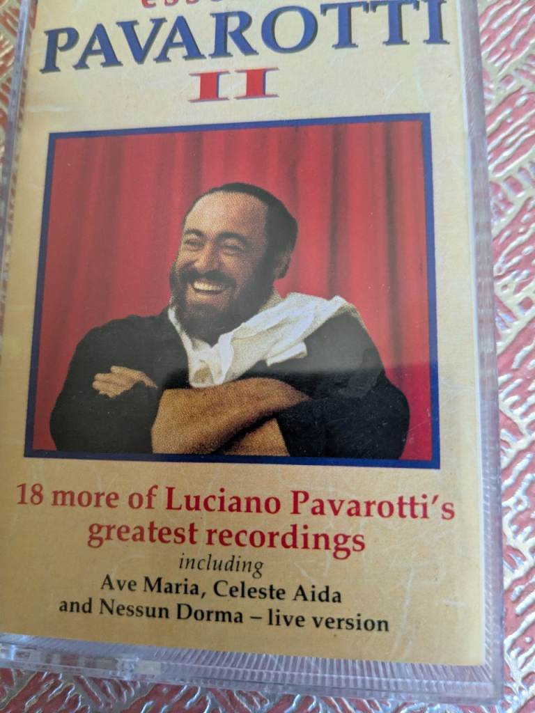 Luciano Pavarotti II Cassette Tape – 18 Greatest Recordings