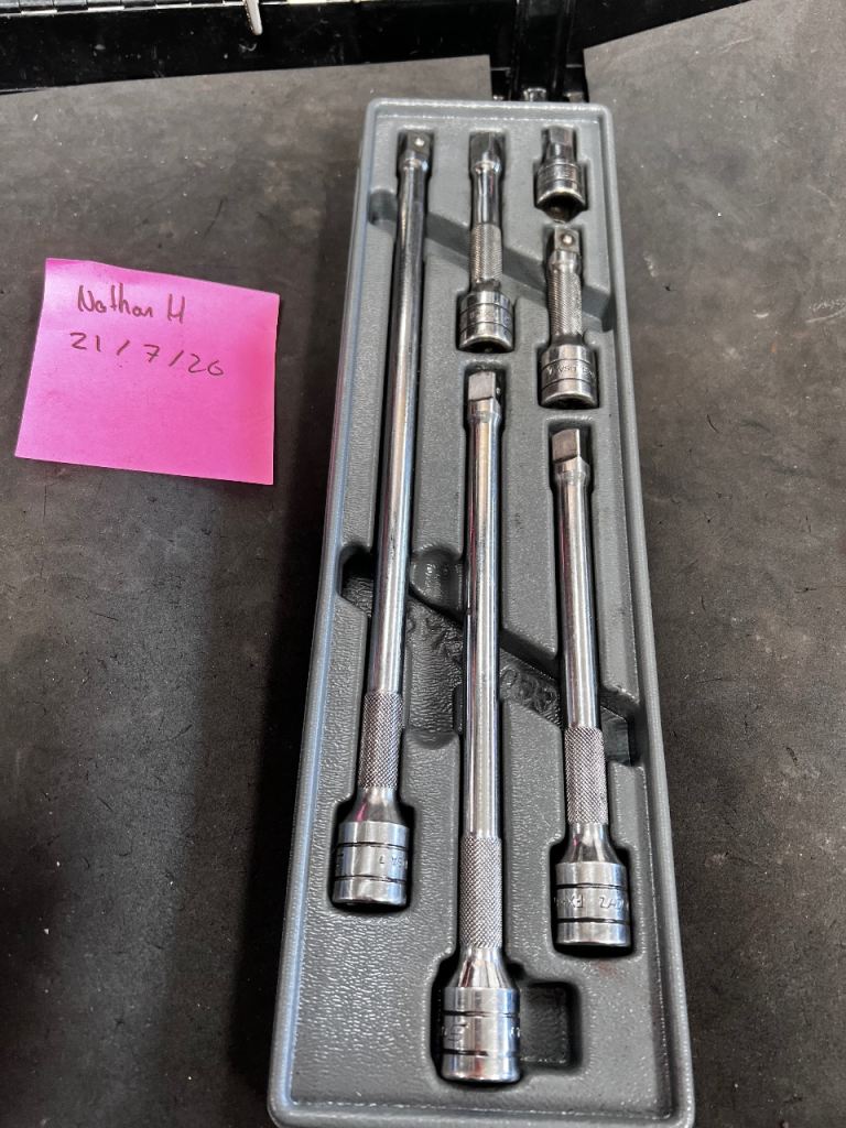 Snap-on 6pc 3/8" Drive Knurled Extension Set