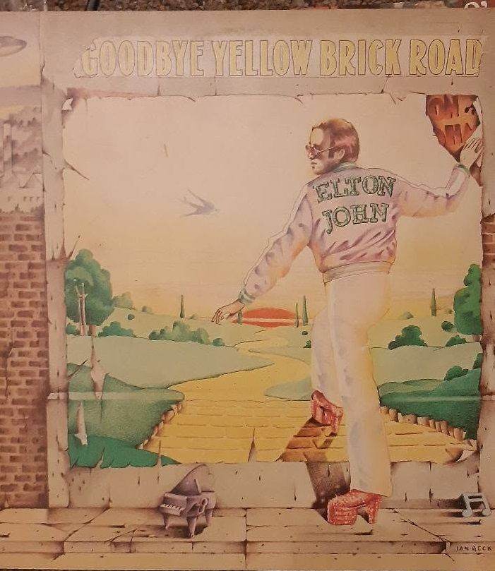 Iconic Goodbye Yellow Brick Road double LP Vinyl record by Elton John 1973