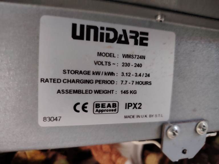 Storage heater economy 7