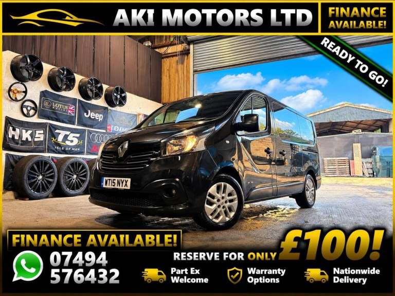 RENAULT TRAFIC 1.6 dCi 27 Sport SWB Standard Roof Euro 5 5dr 2015