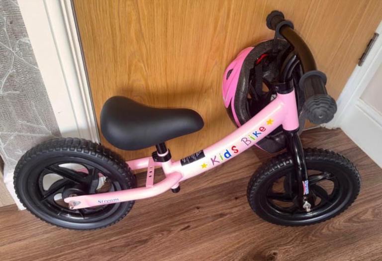 Pink Kids Balance Bike – AS GOOD AS NEW