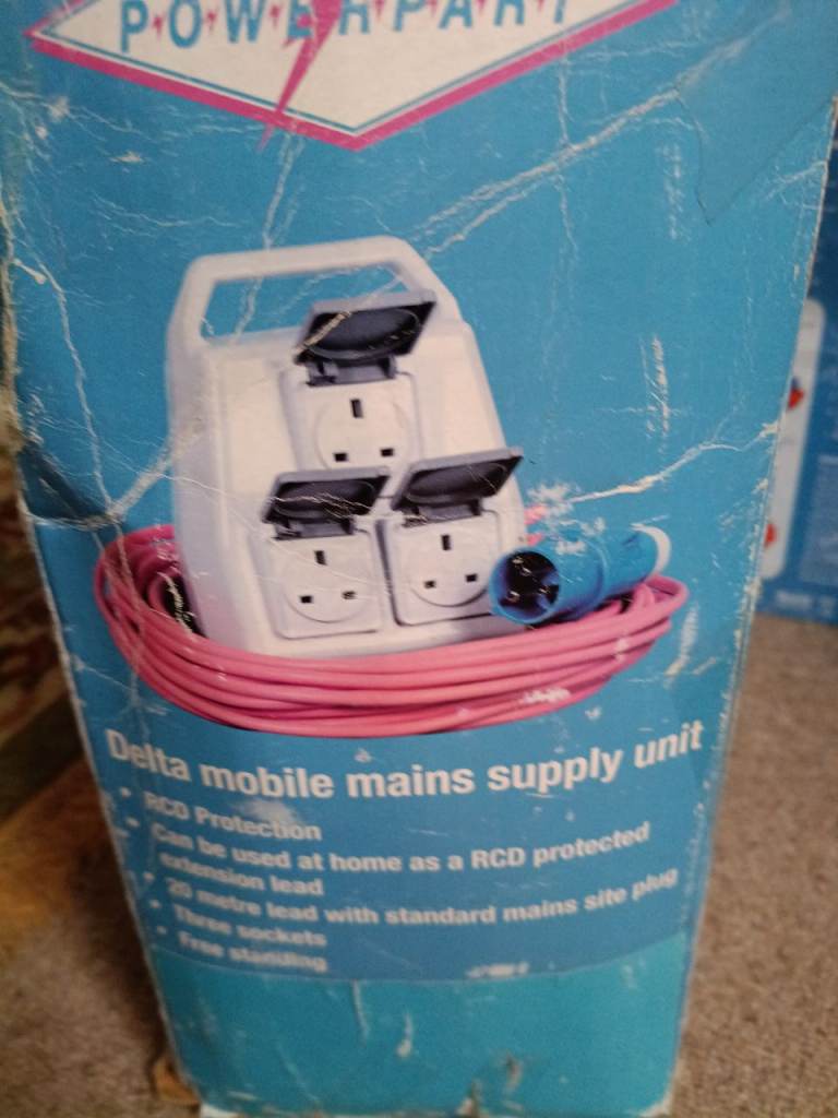 Mobile mains supply unit
