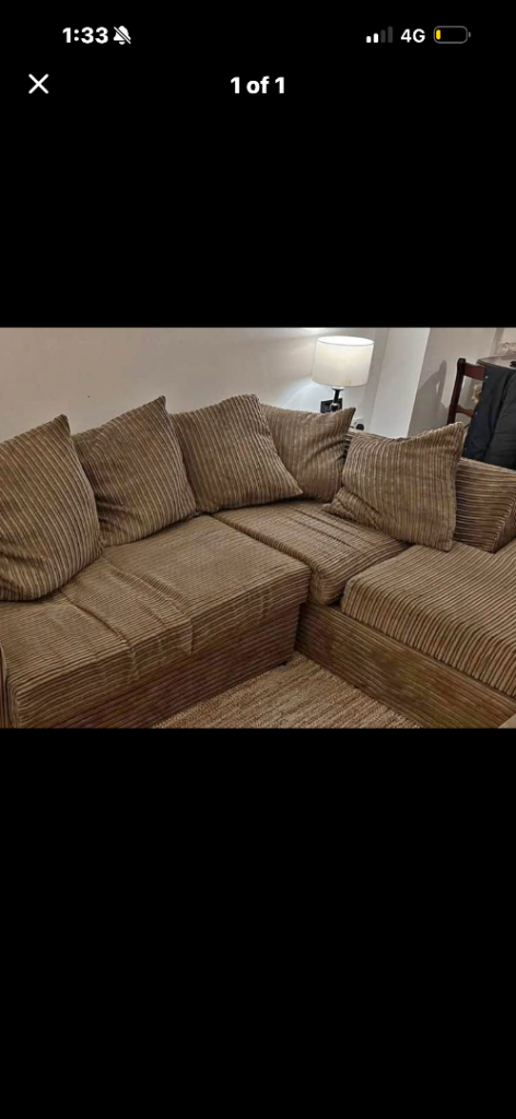 WANTED left hand corner sofa 