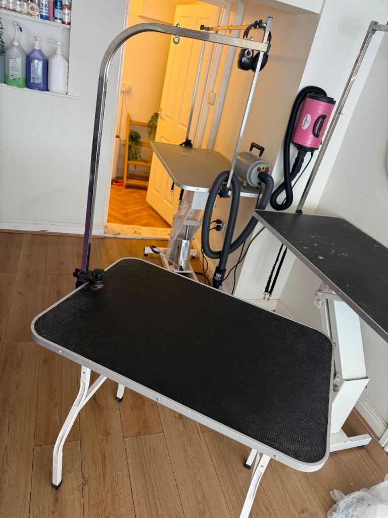 Small dog grooming table 