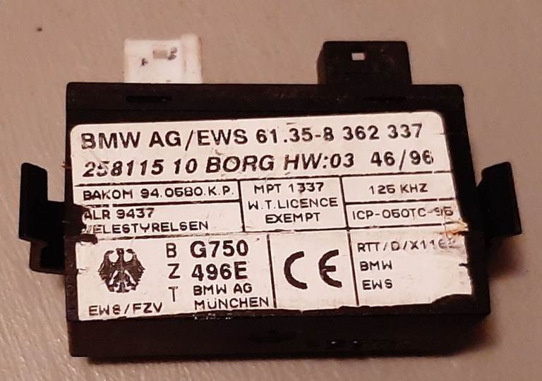 BMW 3 Series E36 EWS Box 