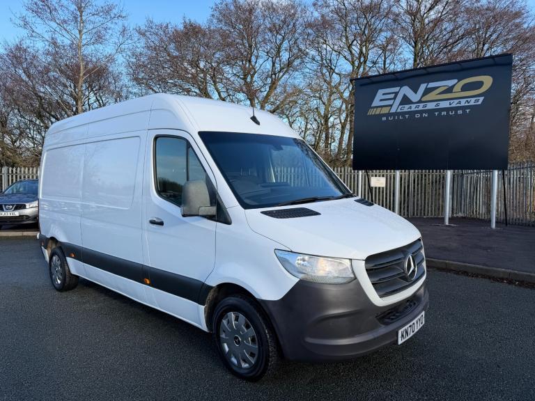 2020 70 REG MERCEDES-BENZ SPRINTER 314 2.1L DIESEL L2H2 MWB HIGH ROOF PANEL VAN