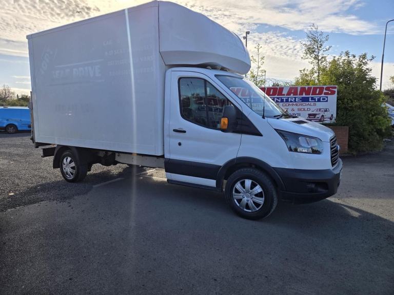 2019 ON 19 PLATE FORD TRANSIT 350 TDCI ECOBLUE LWB LUTON VAN WITH TAIL LIFT ULEZ