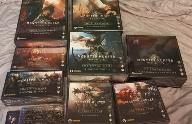 Monster Hunter Boardgame + Expansions