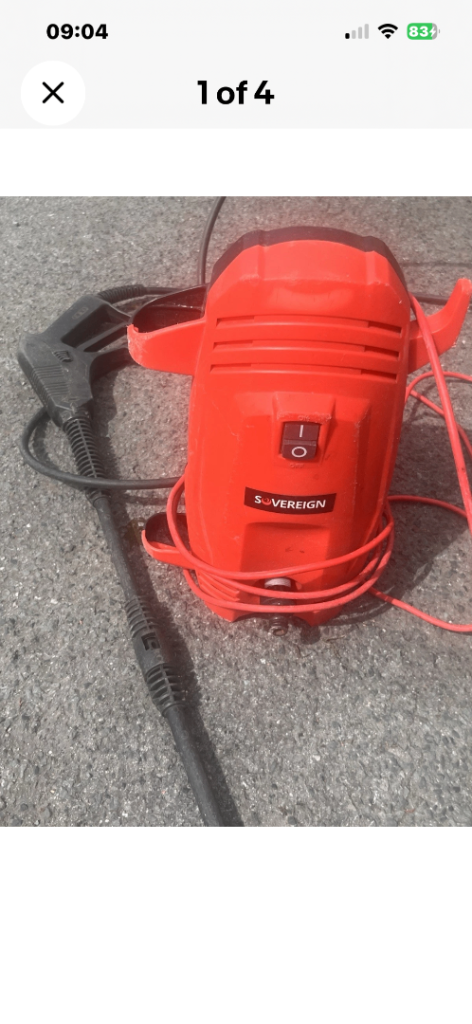 Sovereign pressure wash and wand portable 