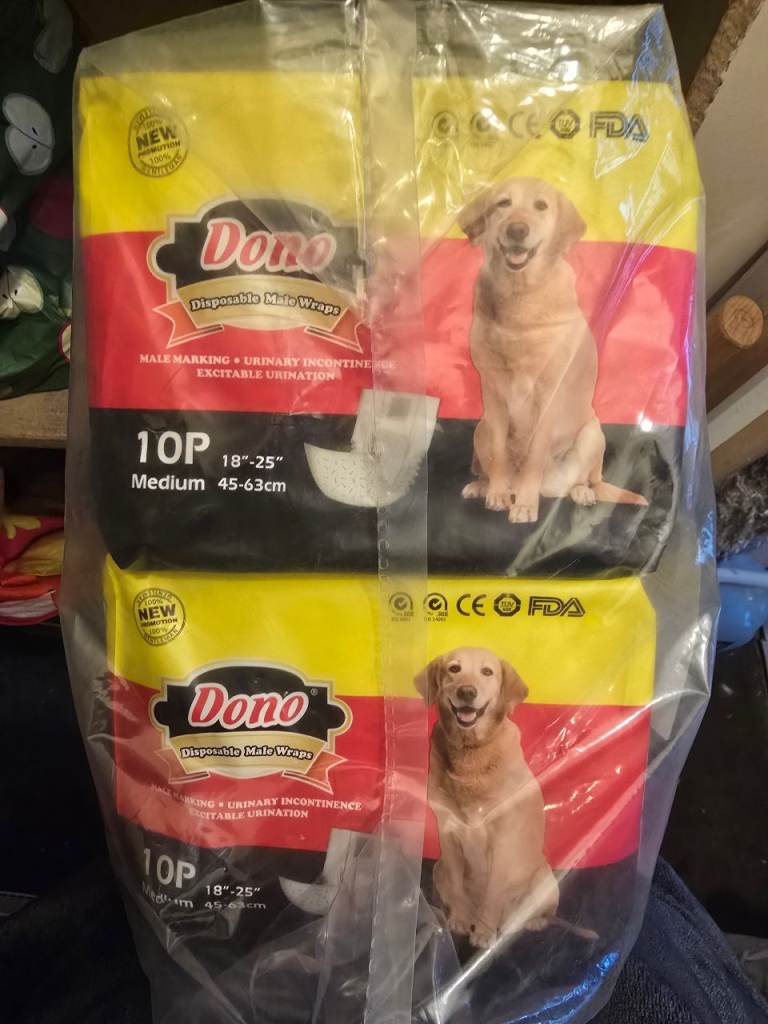 Male Dog Disposable Wraps
