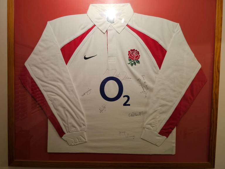 Signed England Professional Home Shirt 