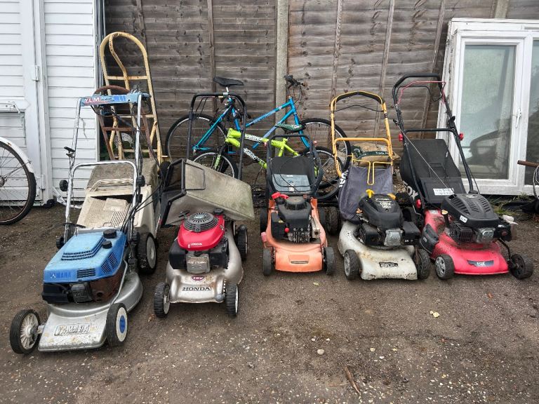 Various Petrol Lawn Mowers – Some Spares or Repairs