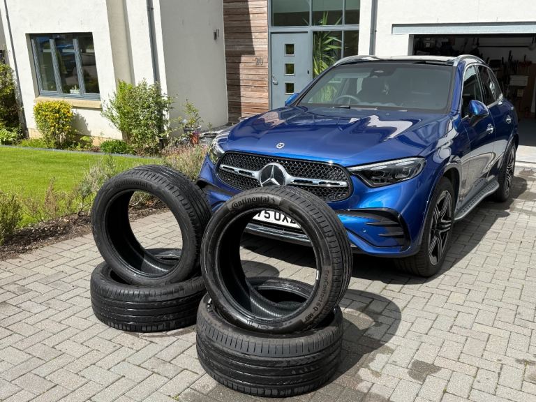 2 x 285/40 R20 W XL Continental EcoContact 6 Q MQ for Mercedes GLC 20in wheels