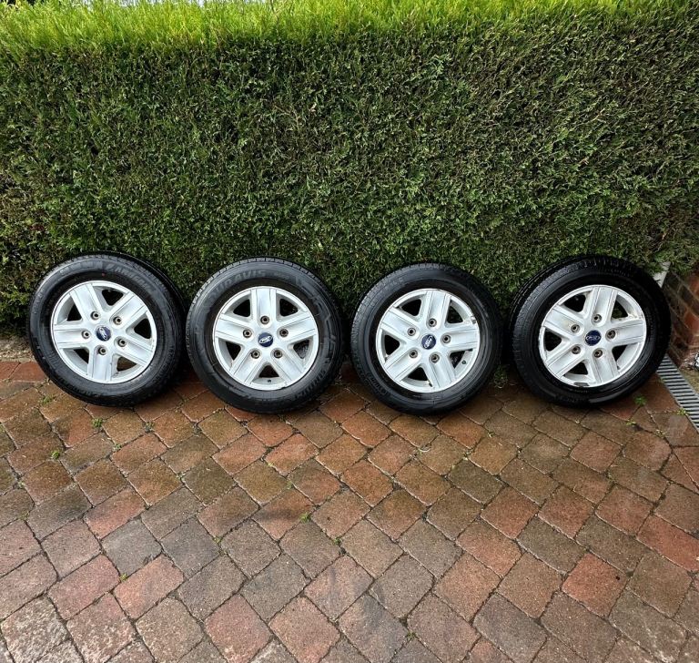 🌟Ford Transit Alloys With Good 16” Tyres 5x160 Will Fit Mk7 Mk8 Models! Bargain!🌟 