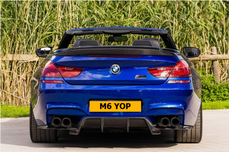 BMW M6 registration E63 E64 F06 F12 F13