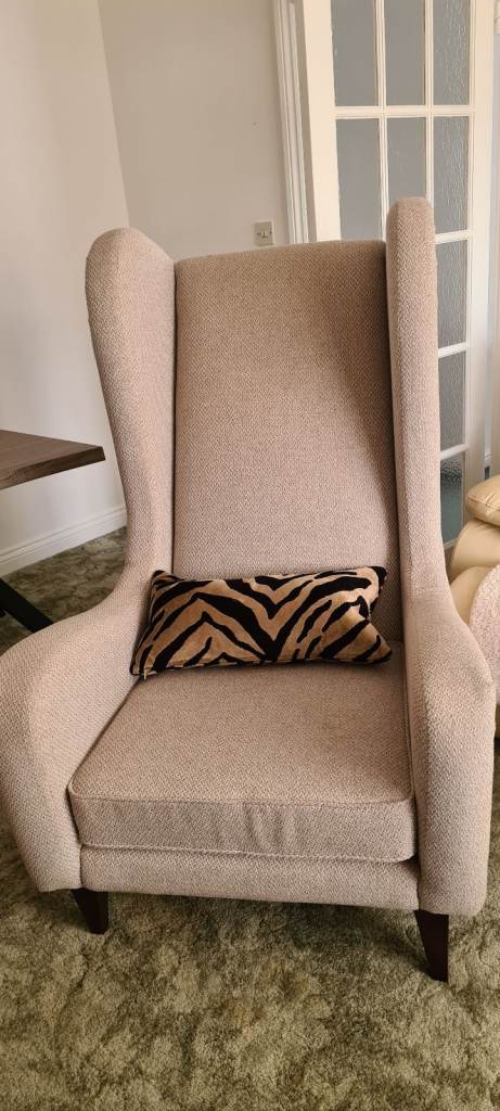 Large Wingback Chair