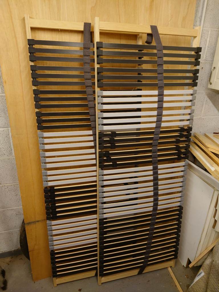 Ikea LEIRSUND Slatted double bed base, each side with independently adjustable stiffness