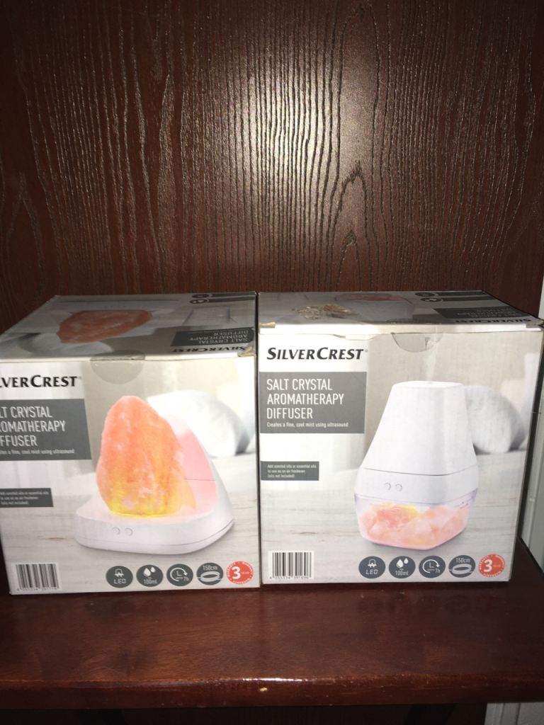 New boxed aromatherapy salt lamps