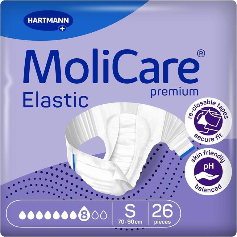 MoliCare Premium Elastic Adult Nappies – Size S 