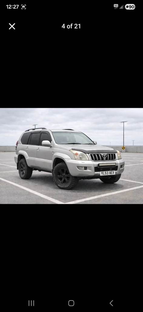 Toyota, LAND CRUISER, Estate, 2004, Other, 2982 (cc), 5 doors