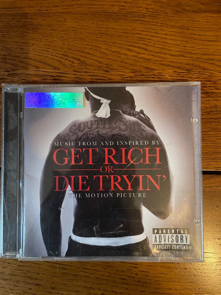 50 Cent Get Rich Or Die Tryin Cd Album 