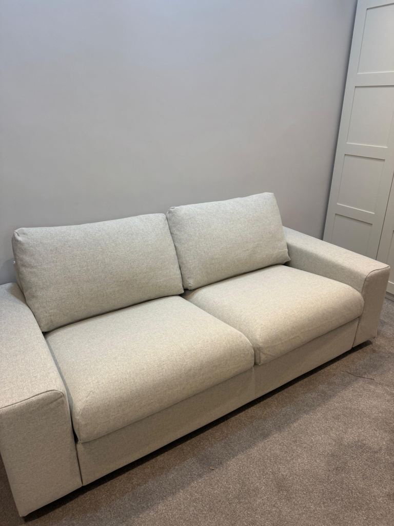 Comfortable Beige Sofa Bed – Good Condition