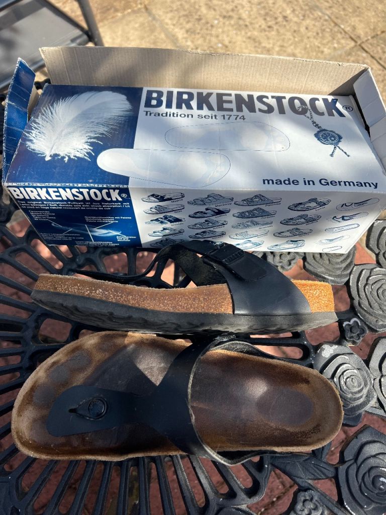 Birkenstock Black Sandals – Size 5, Good Condition