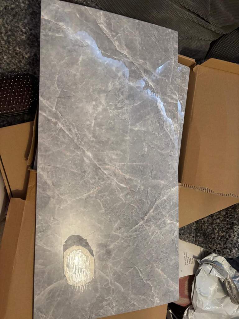 New Grey Marble Effect Ceramic Tiles