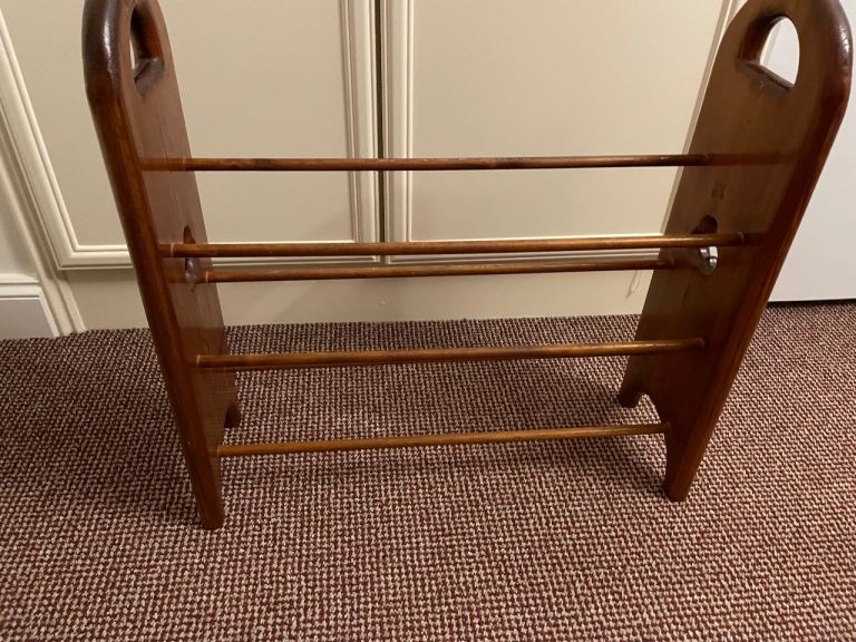Wooden Shoe Rack.