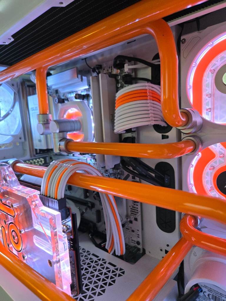 Project "Fire and Ice" - Brand New, Custom Built, Water-cooled PC