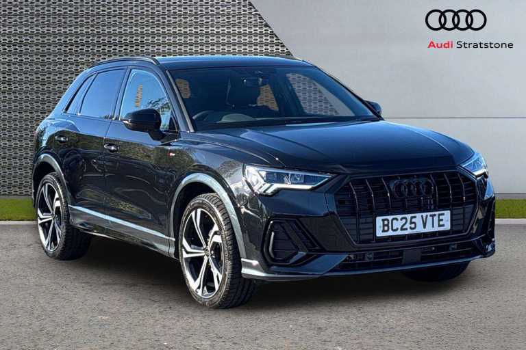 2025 Audi Q3 35 TFSI Black Edition 5dr S Tronic [20 Alloy] SUV Petrol Automatic