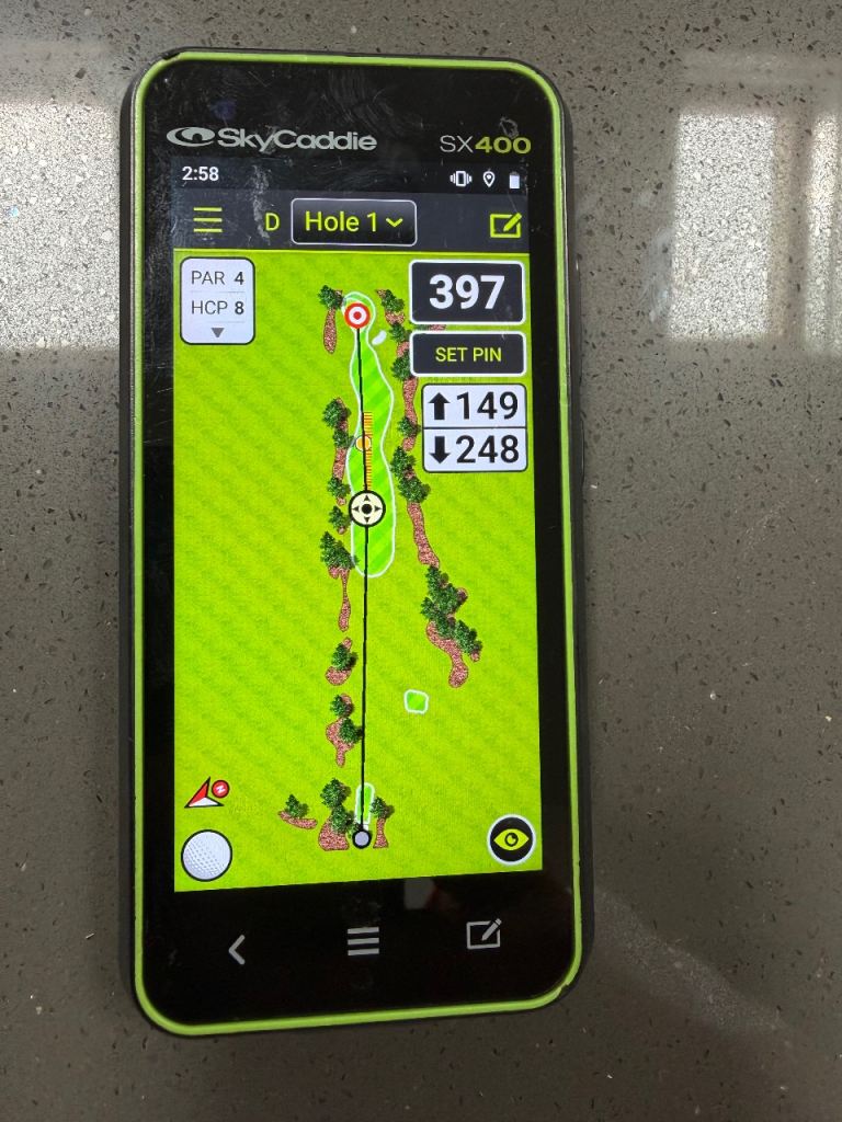SkyCaddie SX400 Golf GPS Device – Good Condition